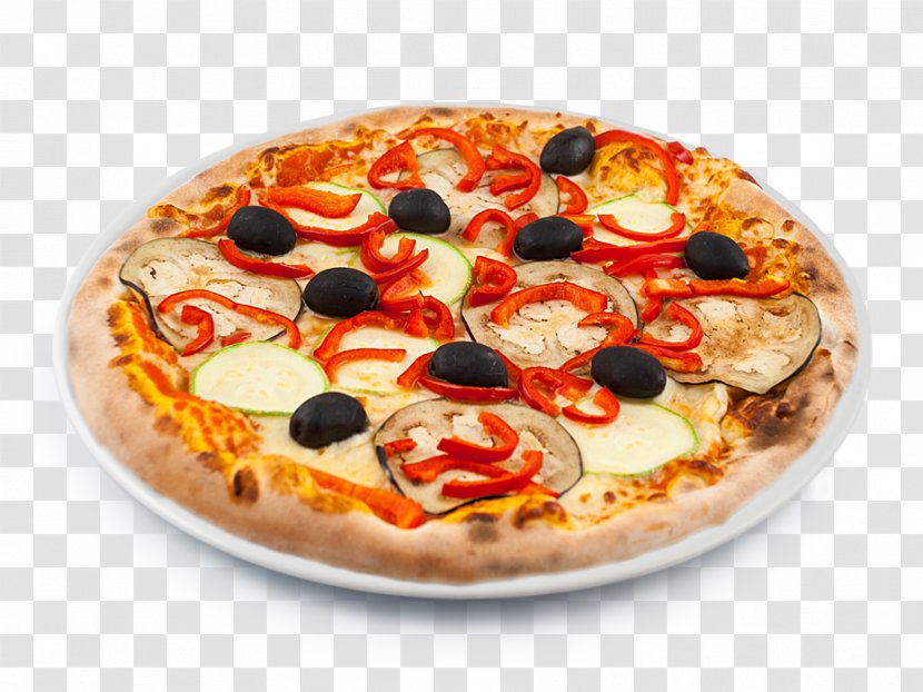 California-style Pizza Sicilian Veganism Broccoli - Cuisine Transparent PNG