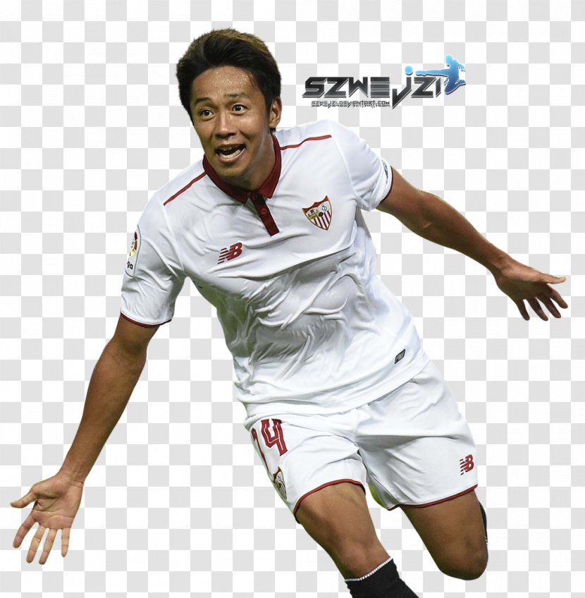 Hiroshi Kiyotake Sevilla FC Soccer Player Jersey Football - T Shirt - Clothing Transparent PNG