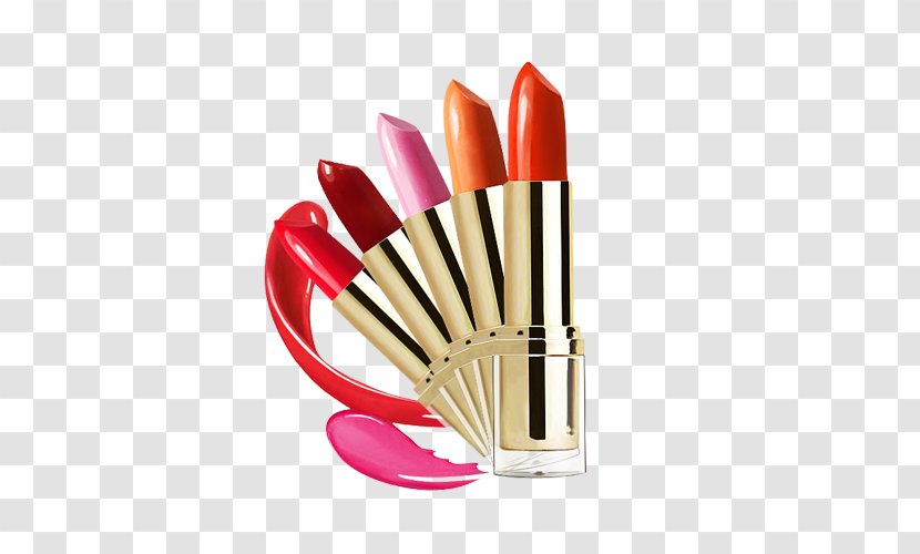 Lipstick Nail Polish Moisturizer Make-up - Gradient Transparent PNG