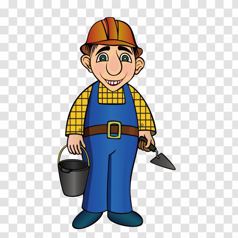 Cartoon Download Illustration - Boy - Vector Material Workers Work Transparent PNG