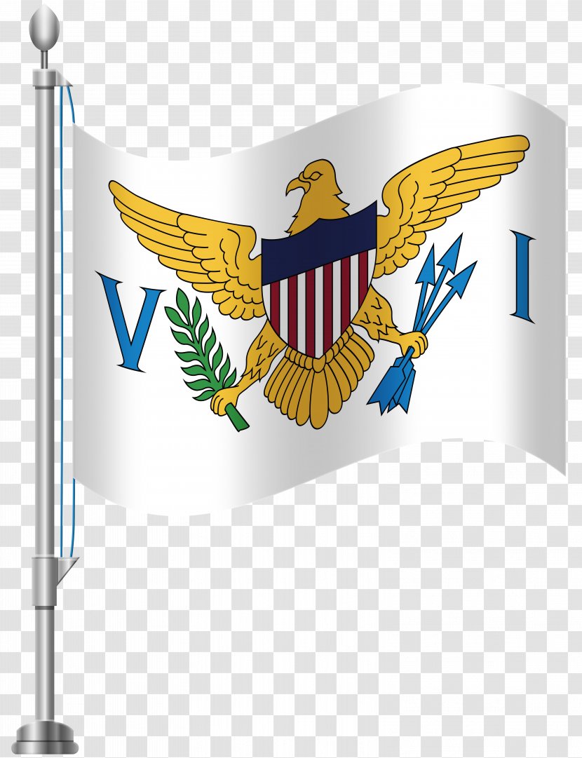 Flag Of The United States Virgin Islands Hurricane Irma Puerto Rico Saint Thomas - Diplomatic - Island Transparent PNG
