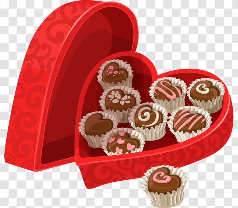 Valentine's Day Chocolate Heart Gift - Love Transparent PNG
