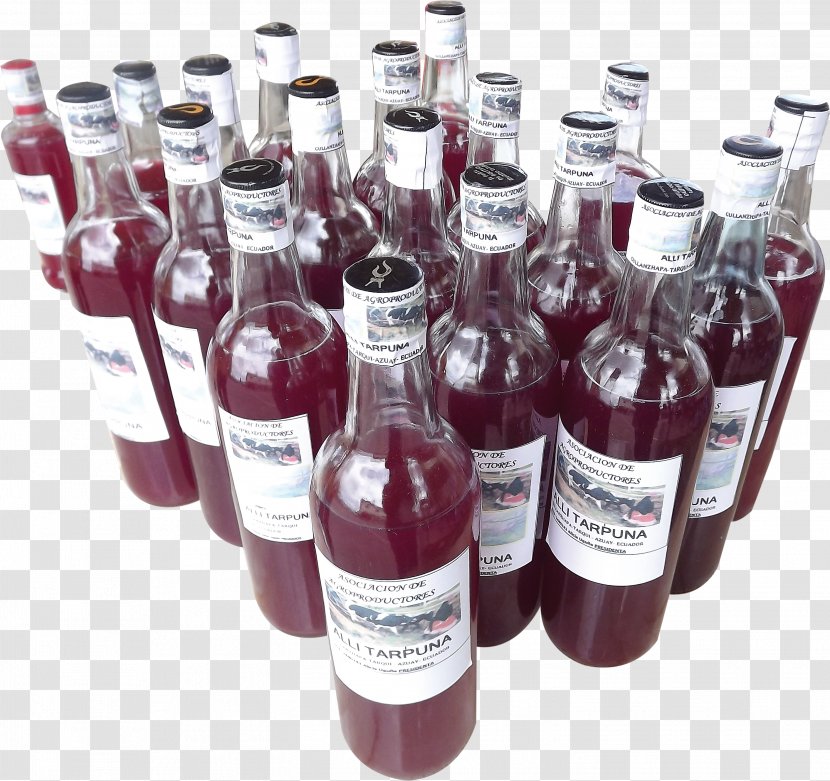 Wine Liqueur Restaurant Drink Pomegranate Juice - Bottle Transparent PNG