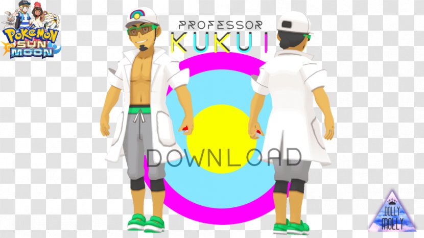 Pokémon Sun And Moon Professor Kukui Candlenut Lillie - Watercolor - Flower Transparent PNG