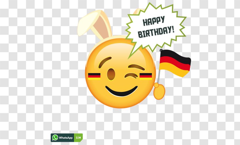 Smiley Germany Emoticon Emoji - Happiness Transparent PNG