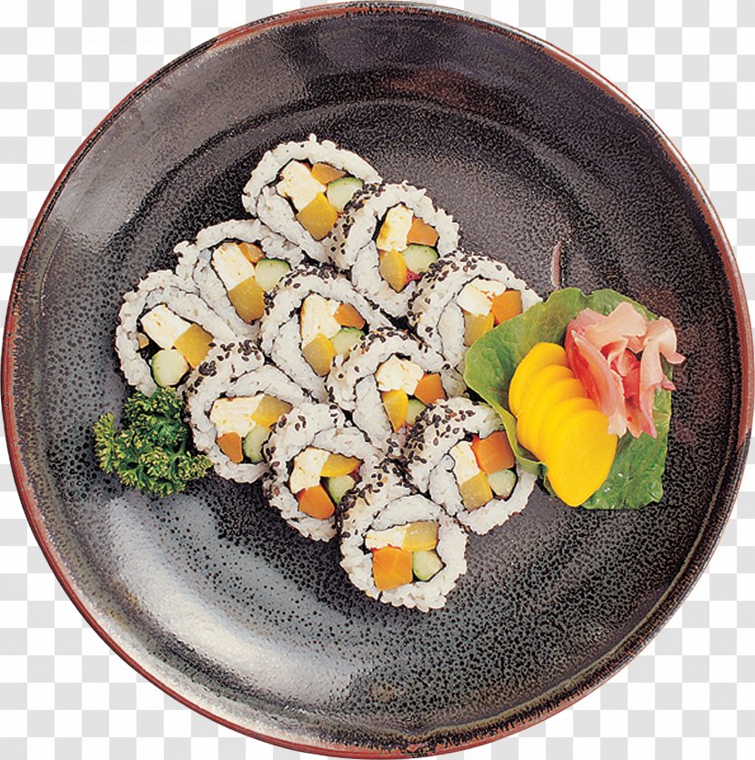 Sushi California Roll Makizushi Japanese Cuisine Onigiri Transparent PNG