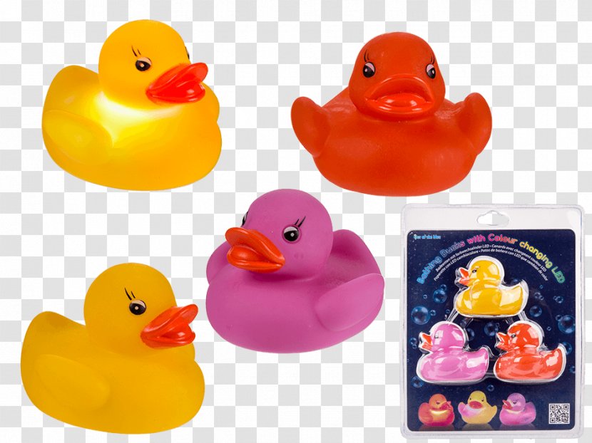 Rubber Duck Light-emitting Diode Bathroom Yellow - Led Lamp - Home Decoration Materials Transparent PNG