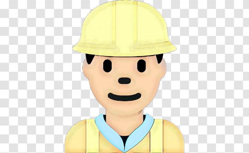Retro Background - Smile - Cap Construction Worker Transparent PNG