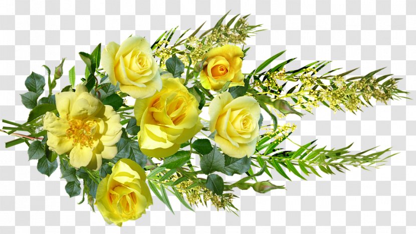 Bouquet Of Flowers - Artificial Flower Floribunda Transparent PNG