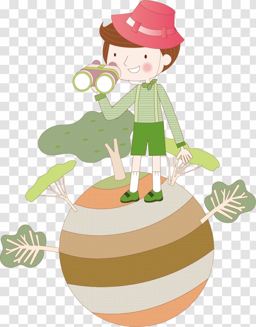 Child Observation - Holiday - Global Village Children's Telescope Creative Posters Transparent PNG