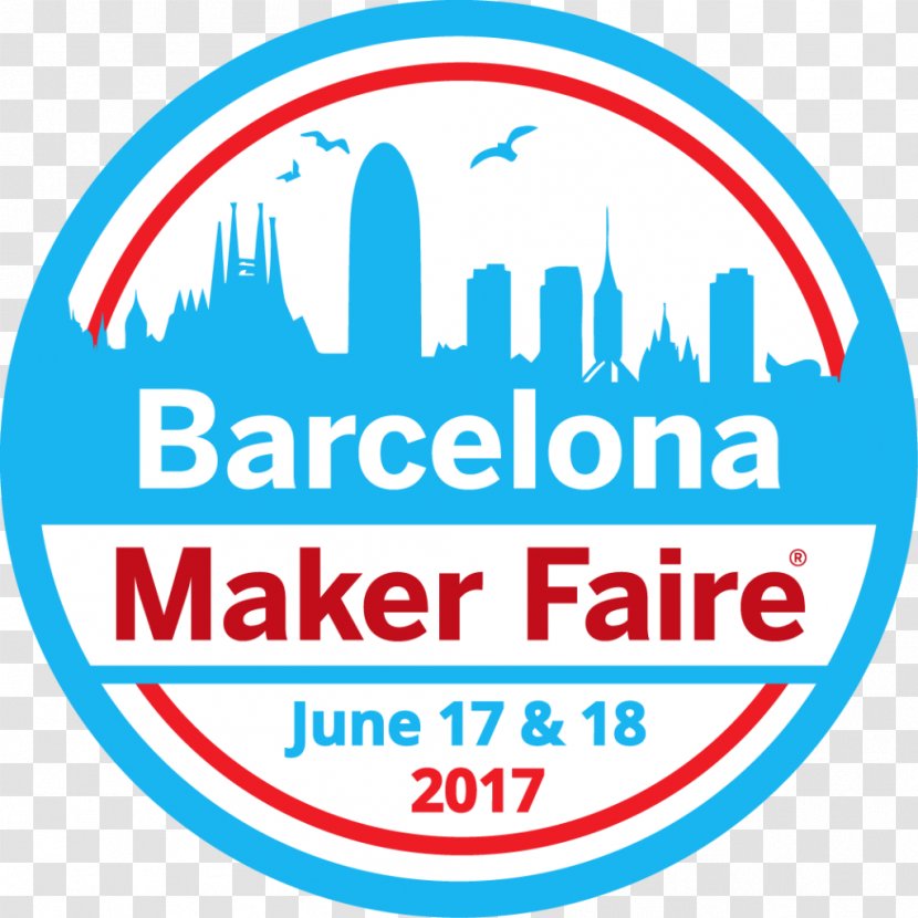 Maker Faire Logo Culture Font Margarita Blue - June Transparent PNG