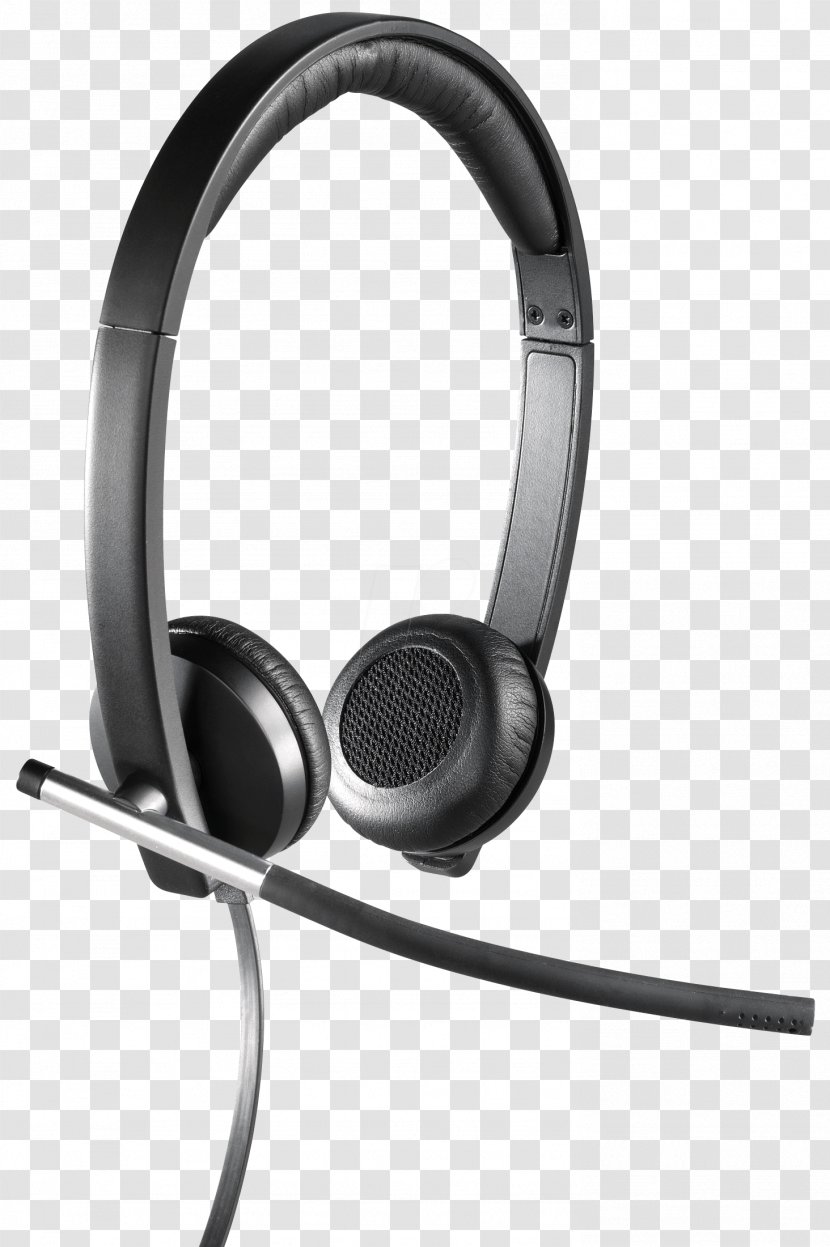 Logitech H650e Headphones Audio Noise-canceling Microphone - Peripheral - Headset Transparent PNG