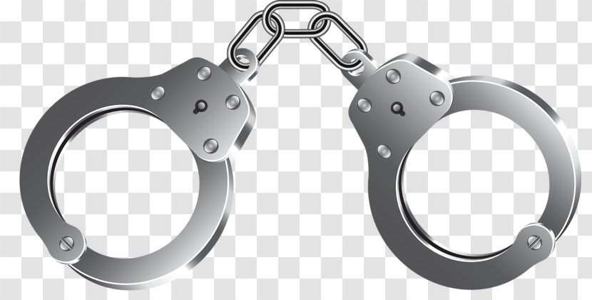 Handcuffs Police Clip Art - Car - Hand-painted Transparent PNG
