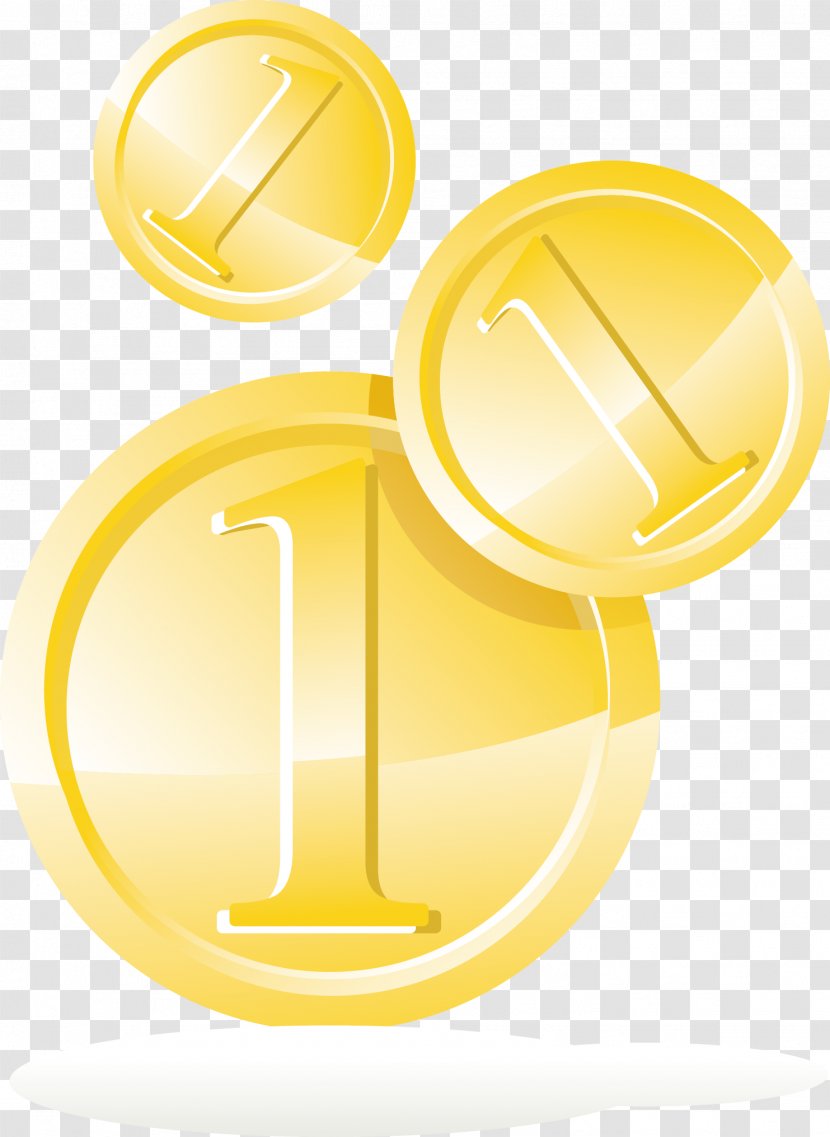 Gold Coin - Vector Transparent PNG