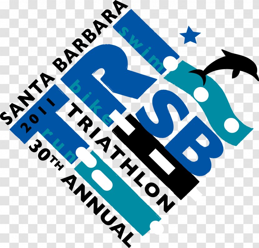 Santa Barbara Triathlon Art Logo Information Brand - Daniel Padilla - Museum Transparent PNG
