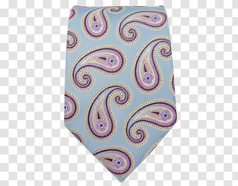 Paisley Purple Blue Violet Silk - Turquoise Transparent PNG