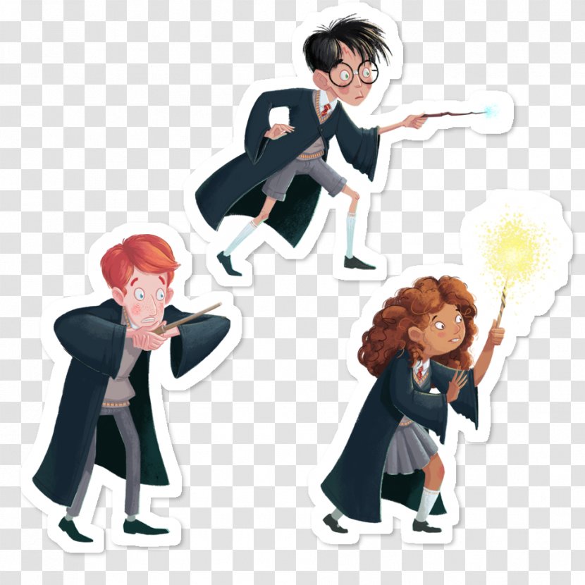 Hermione Granger Art Sorting Hat Harry Potter Adhesive - Watercolor Transparent PNG