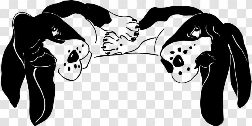 Dalmatian Dog Basset Hound Puppy Non-sporting Group - Heart Transparent PNG