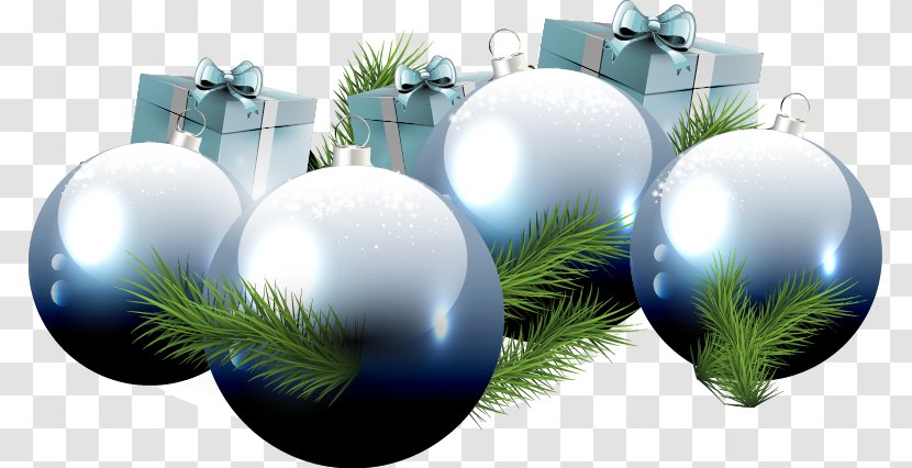 Christmas Ornament Gift Blue Ball - Bolas - Purple Pattern Transparent PNG