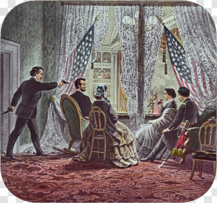 Assassination Of Abraham Lincoln Ford's Theatre Our American Cousin Confederate States America Gettysburg Address - John Wilkes Booth Transparent PNG