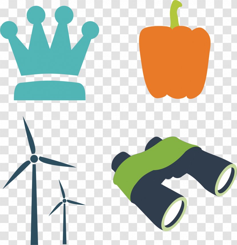 Wind Power Generation Equipment - Green - Gift Transparent PNG