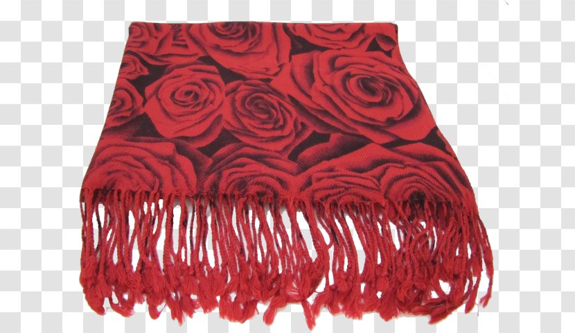 Wool Shawl Pashmina Scarf Wrap - Velvet - Red Transparent PNG