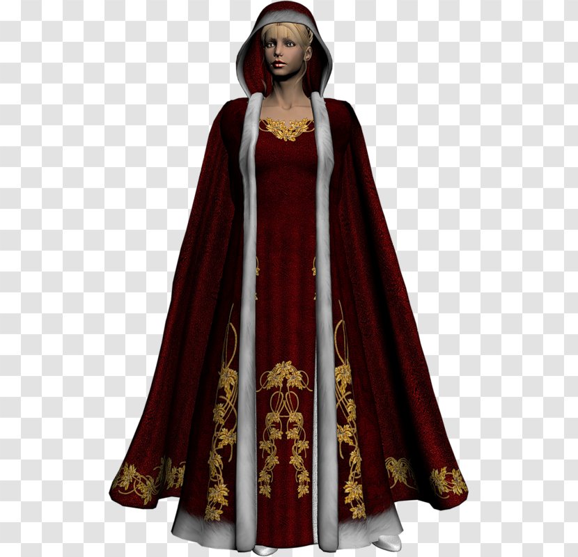 Cape May Robe Costume Design Maroon - Outerwear - Woman Photographer Transparent PNG