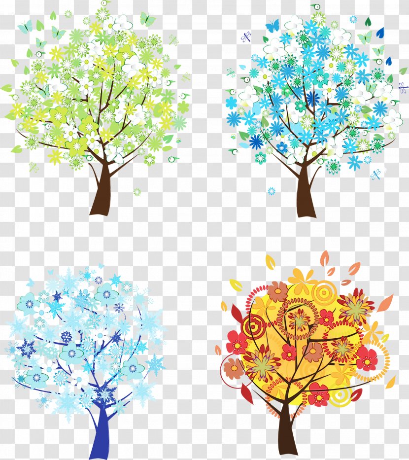 Tree Yellow Clip Art Plant Branch - Leaf - Woody Transparent PNG