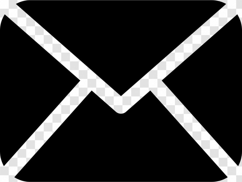 Email Symbol - Black And White Transparent PNG