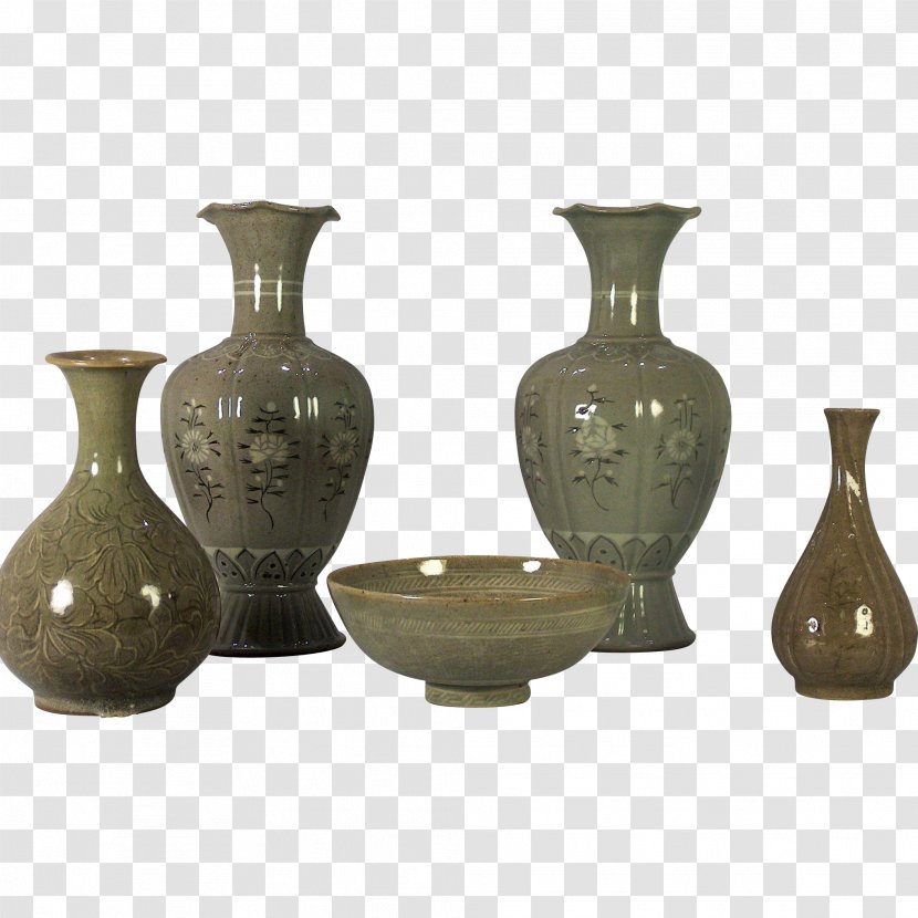 Goryeo Korea Pottery Ceramic Vase Transparent PNG