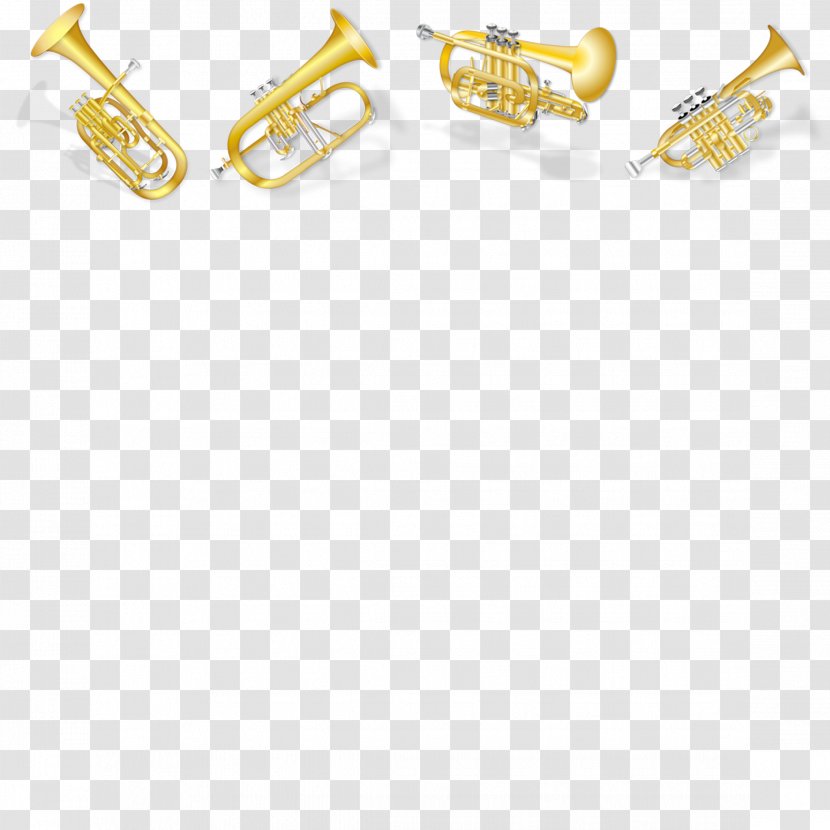 Musical Instrument Trombone Wind Cornet - Frame Transparent PNG