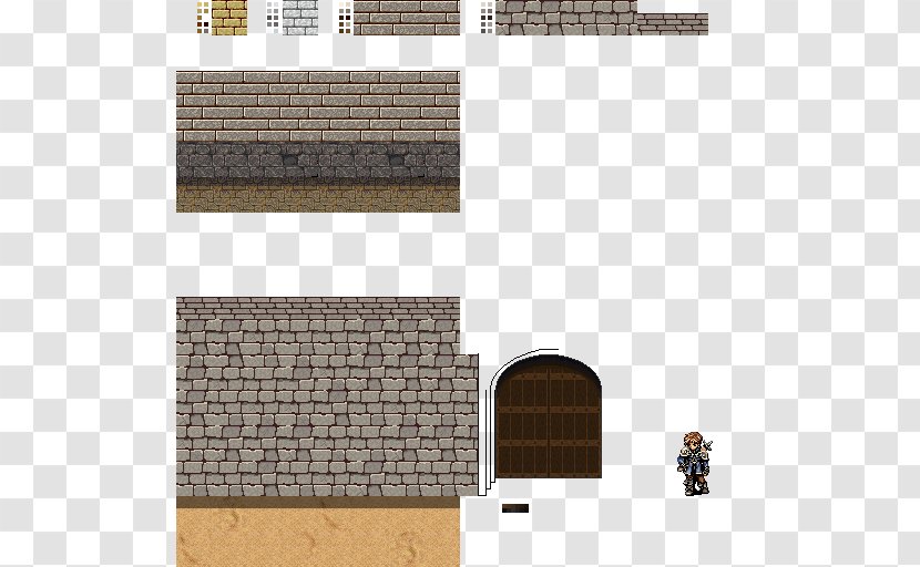 Stone Wall Sprite Tile-based Video Game Isometric Graphics In Games And Pixel Art Transparent PNG