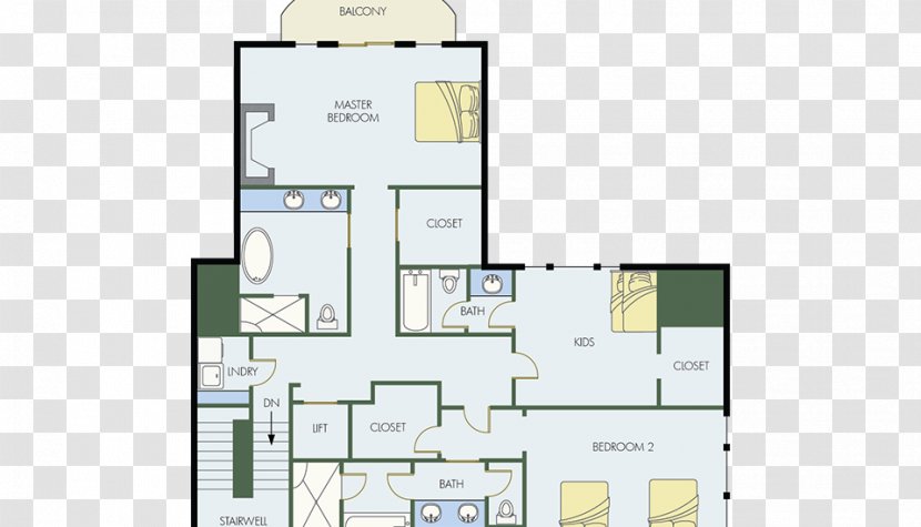Floor Plan Architecture Residential Area - Rental Homes Luxury Transparent PNG