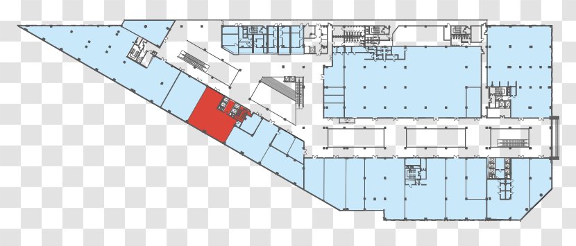 Floor Plan Angle Point Land Lot Line - Naval Architecture - Squash Court Floors Transparent PNG