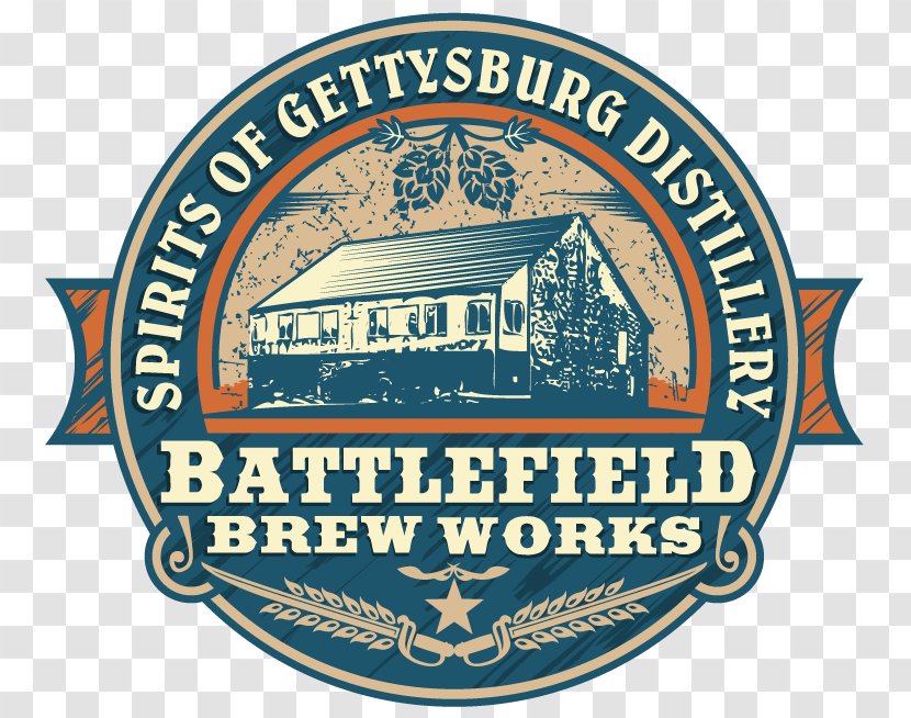 Battlefield Brew Works & Spirits Of Gettysburg Distillery Beer Brewery Distilled Beverage - Cartoon Transparent PNG