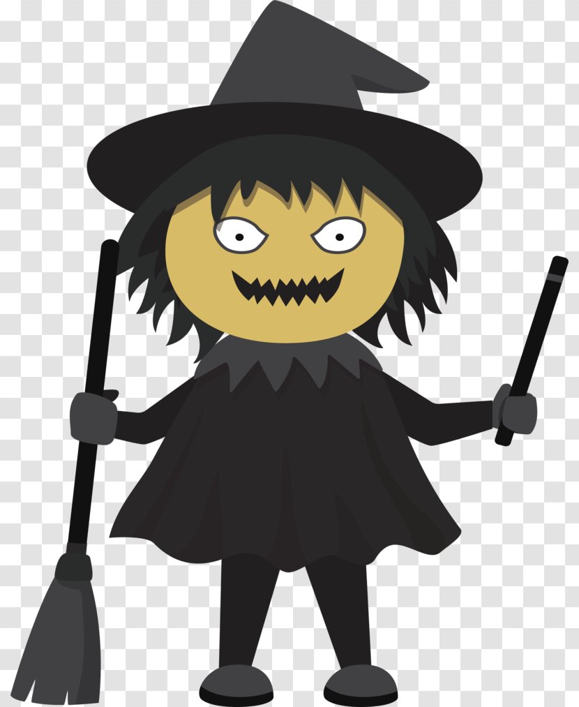 Witchcraft Cartoon - Headgear - Household Supply Transparent PNG