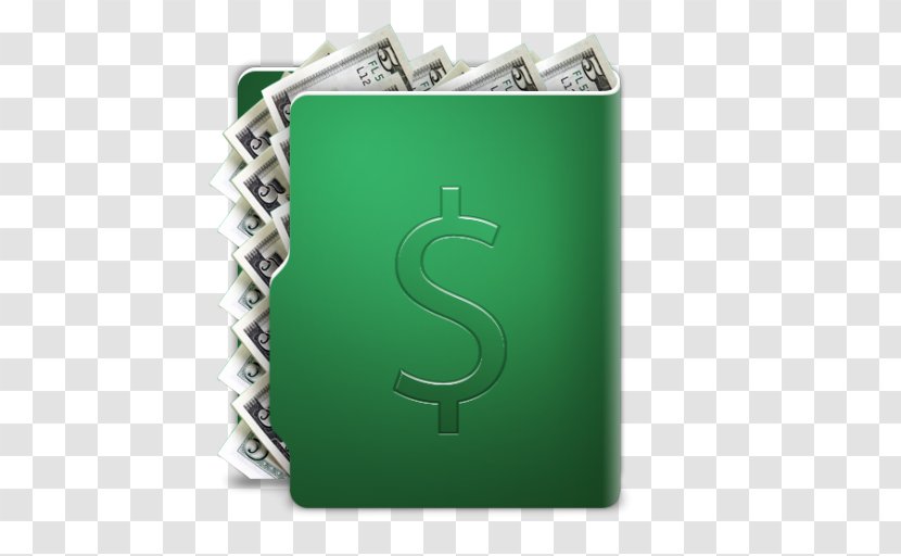 Green Brand Font - Money - Dollar Folder Transparent PNG