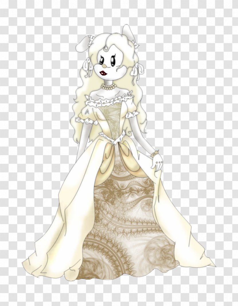 Vertebrate Costume Design Cartoon Figurine - White Queen Transparent PNG