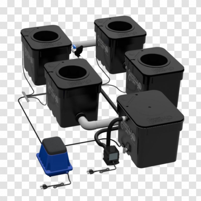 Deep Water Culture Hydroponics Aeroponics Irrigation Nutrient Film Technique - Hardware Transparent PNG