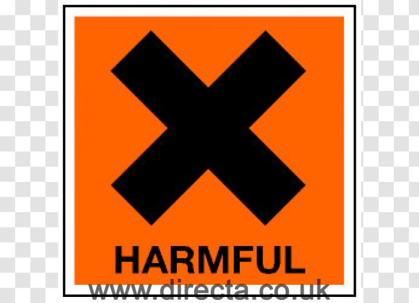European Hazard Symbols Dangerous Goods Sign - Orange - Coffee Ring Transparent PNG