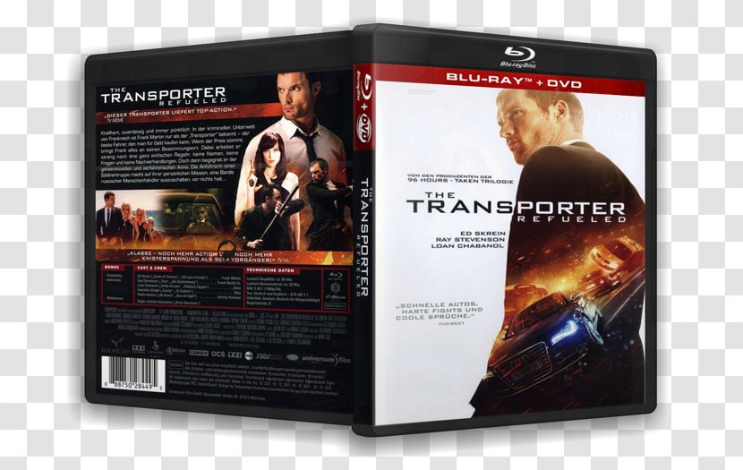 Blu-ray Disc The Transporter Film DVD Ultra HD - Display Advertising Transparent PNG