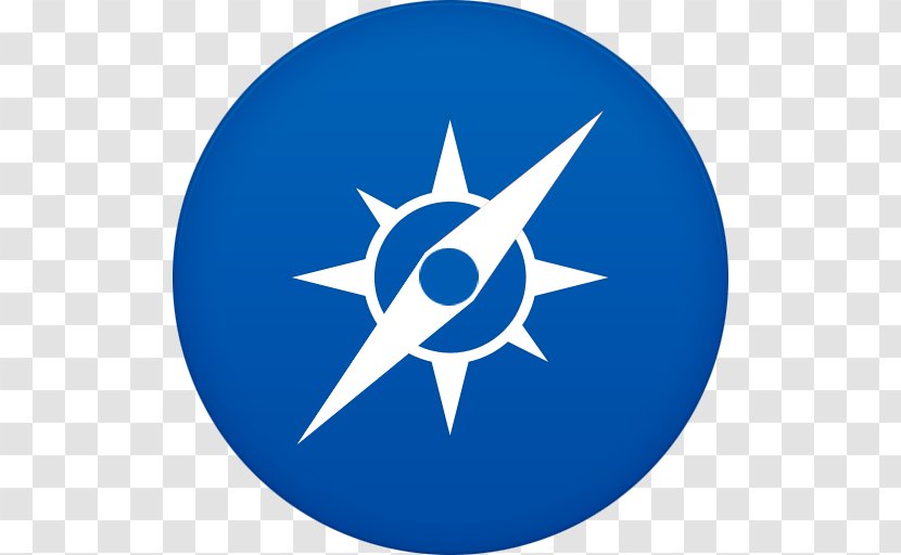 Electric Blue Star Symbol Logo - Safari Transparent PNG