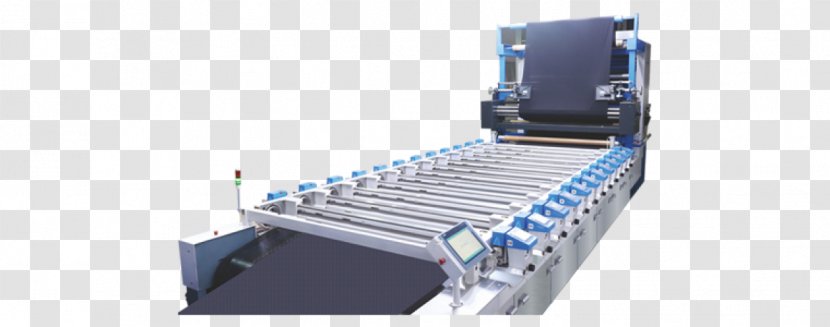 Textile Printing Screen Rotary Press - Printed Tshirt Transparent PNG