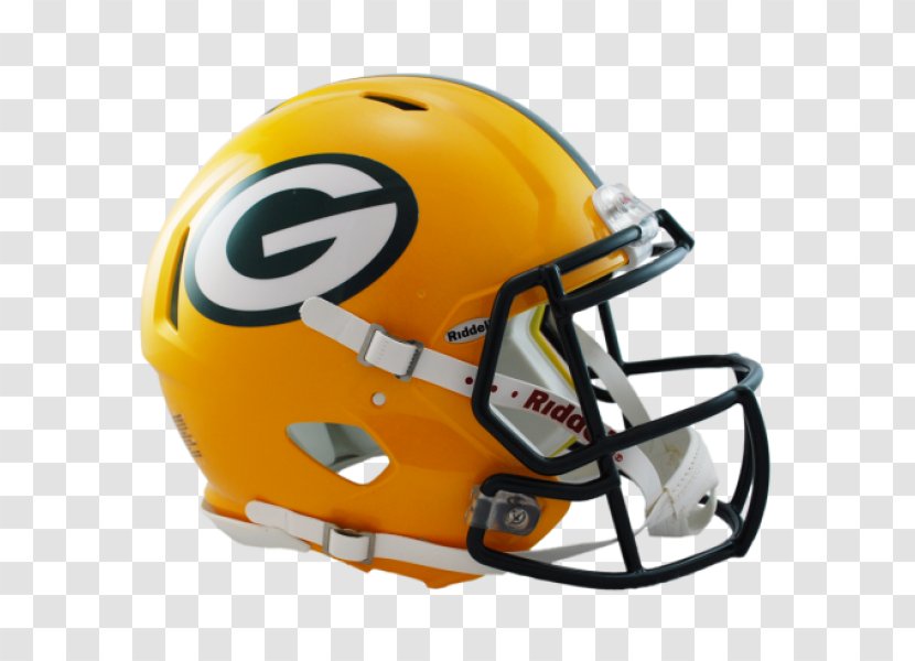 Green Bay Packers NFL American Football Helmets Helmet Riddell Mini Speed - Nfl Transparent PNG