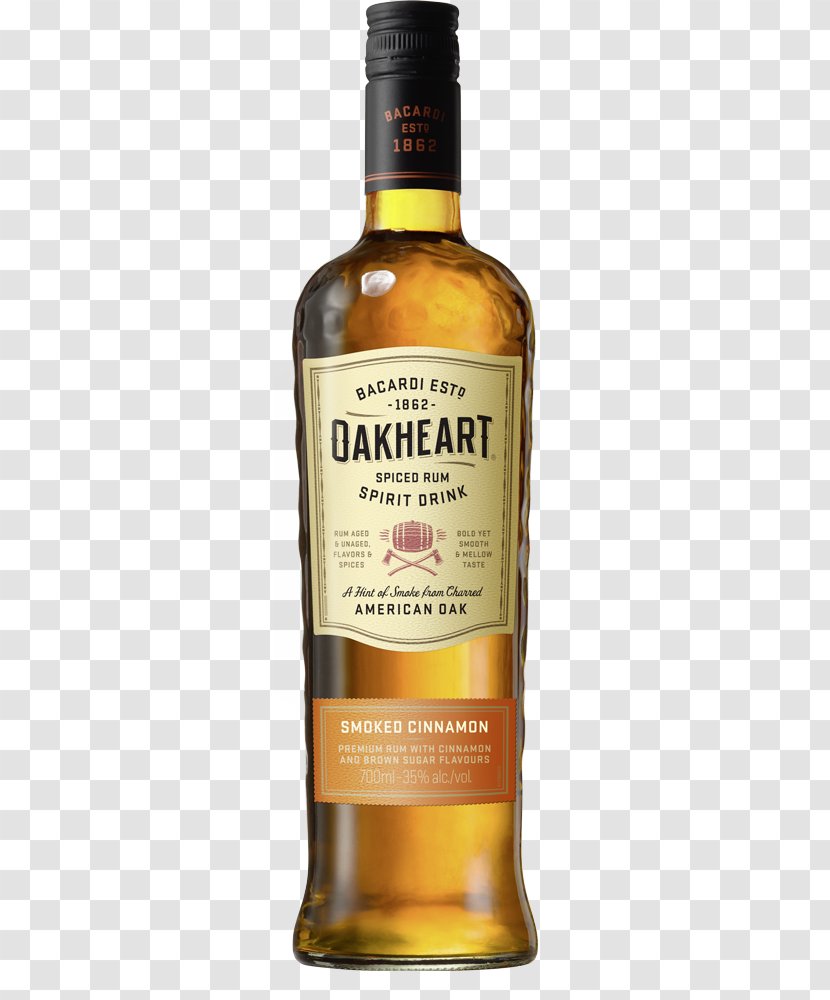 Rum Bacardi Distilled Beverage Alcoholic Drink Cinnamon - Flavor Transparent PNG