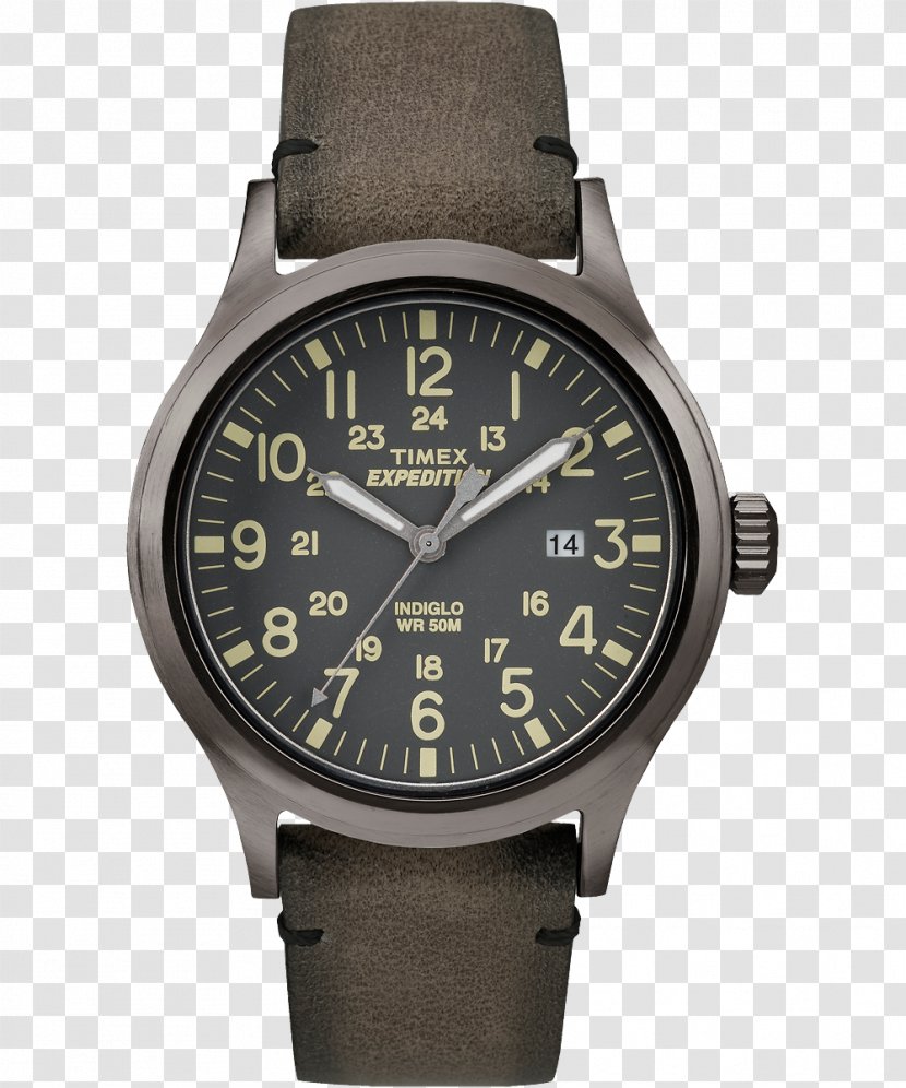 Timex Ironman Men's Expedition Scout Group USA, Inc. Watch Field Chronograph - Leather Transparent PNG