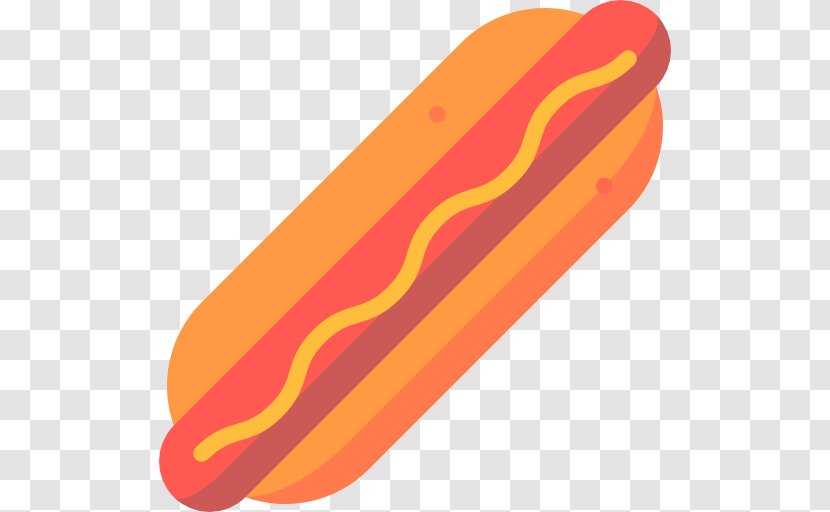 Hot Dog Junk Food - Orange - Foods Transparent PNG