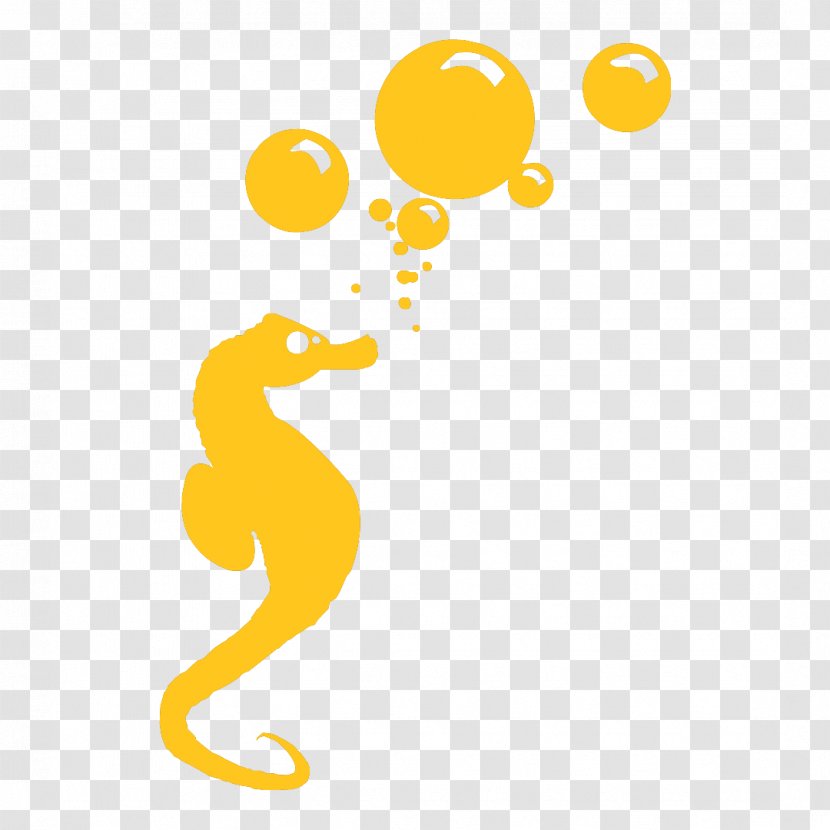 Yellow Seahorse Clip Art Transparent PNG