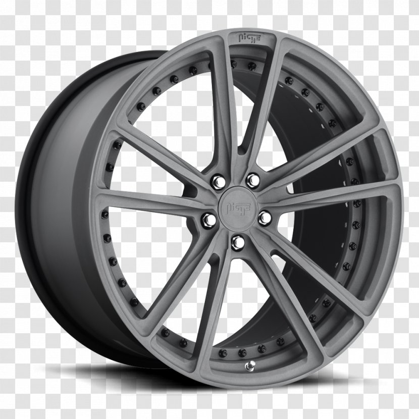 Rim Gunmetal Car Wheel Forging - Textured Metal Transparent PNG