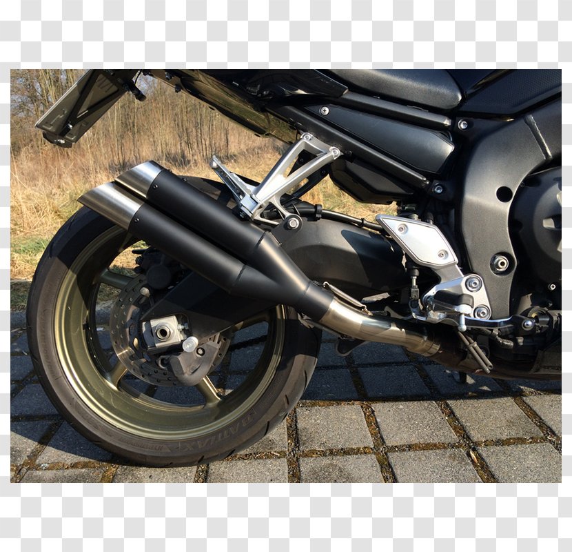 Tire Exhaust System Car Motorcycle Wheel - Engine - Yamaha Fz1 Transparent PNG